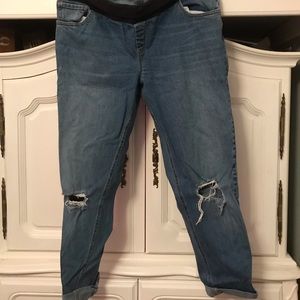 ASOS under the bump boyfriend maternity jeans